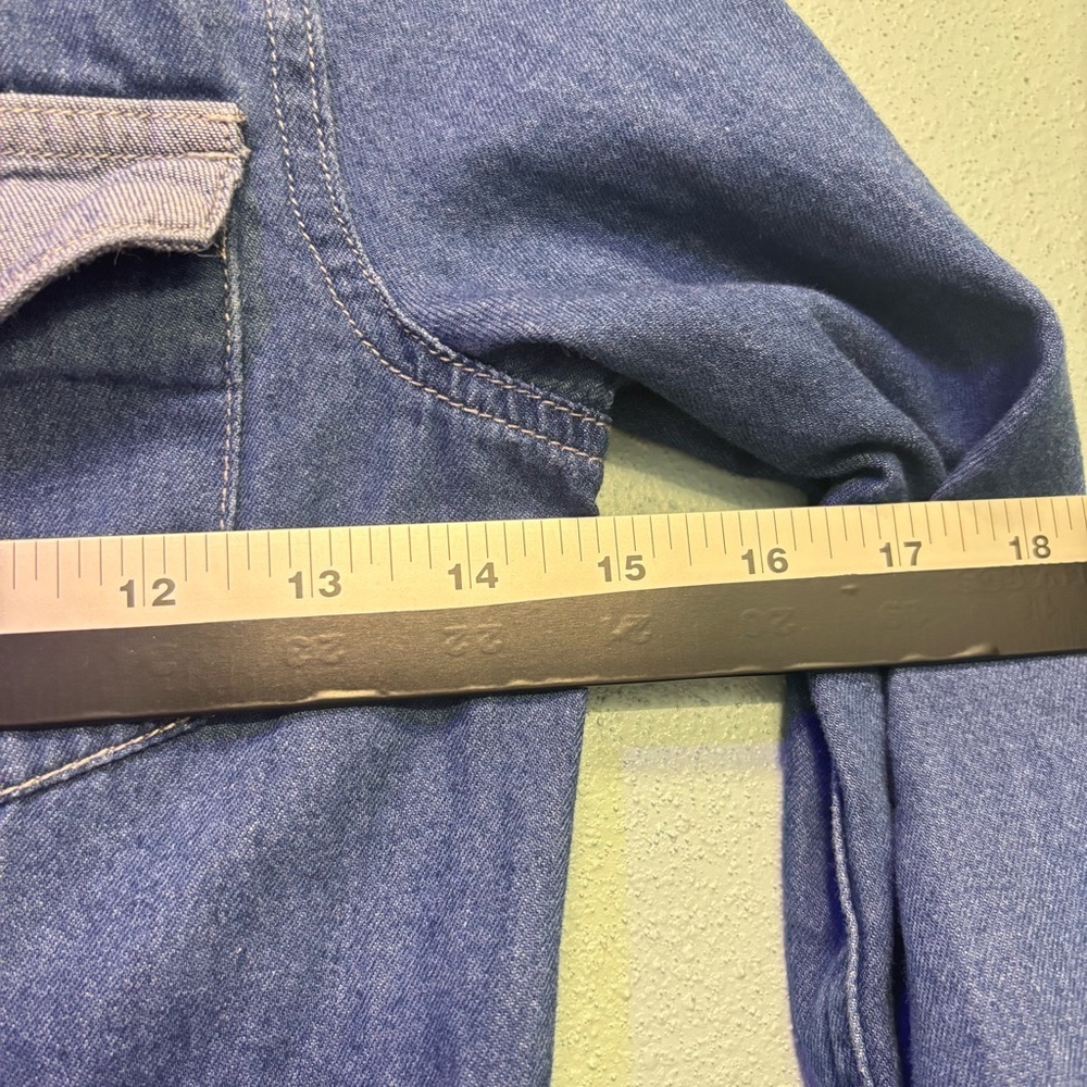 Calvin Klein Jeans Girls’ Blue Denim Button Down Shirt Dress Size M (8/10)​ - Picture 9 of 10